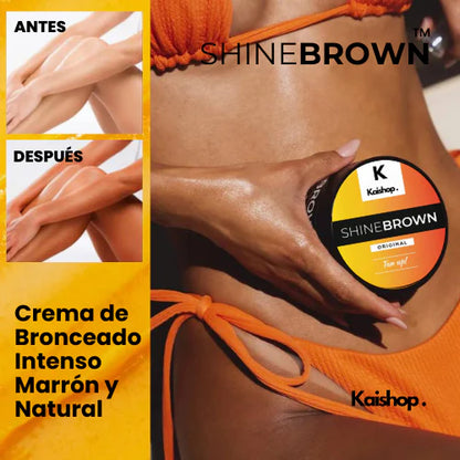 SHINE BROWN - BRONCÉATE CON CONFIANZA, PROTEGE TU PIEL EN CADA RAYO DE SOL