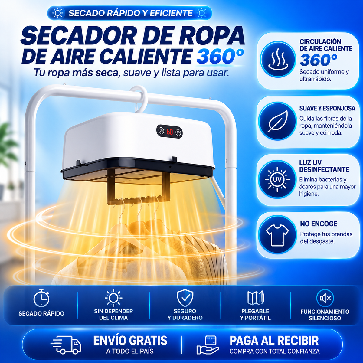 ❄️👕 DryPro — Ropa Seca Incluso en los Días Más Húmedos 🌧️