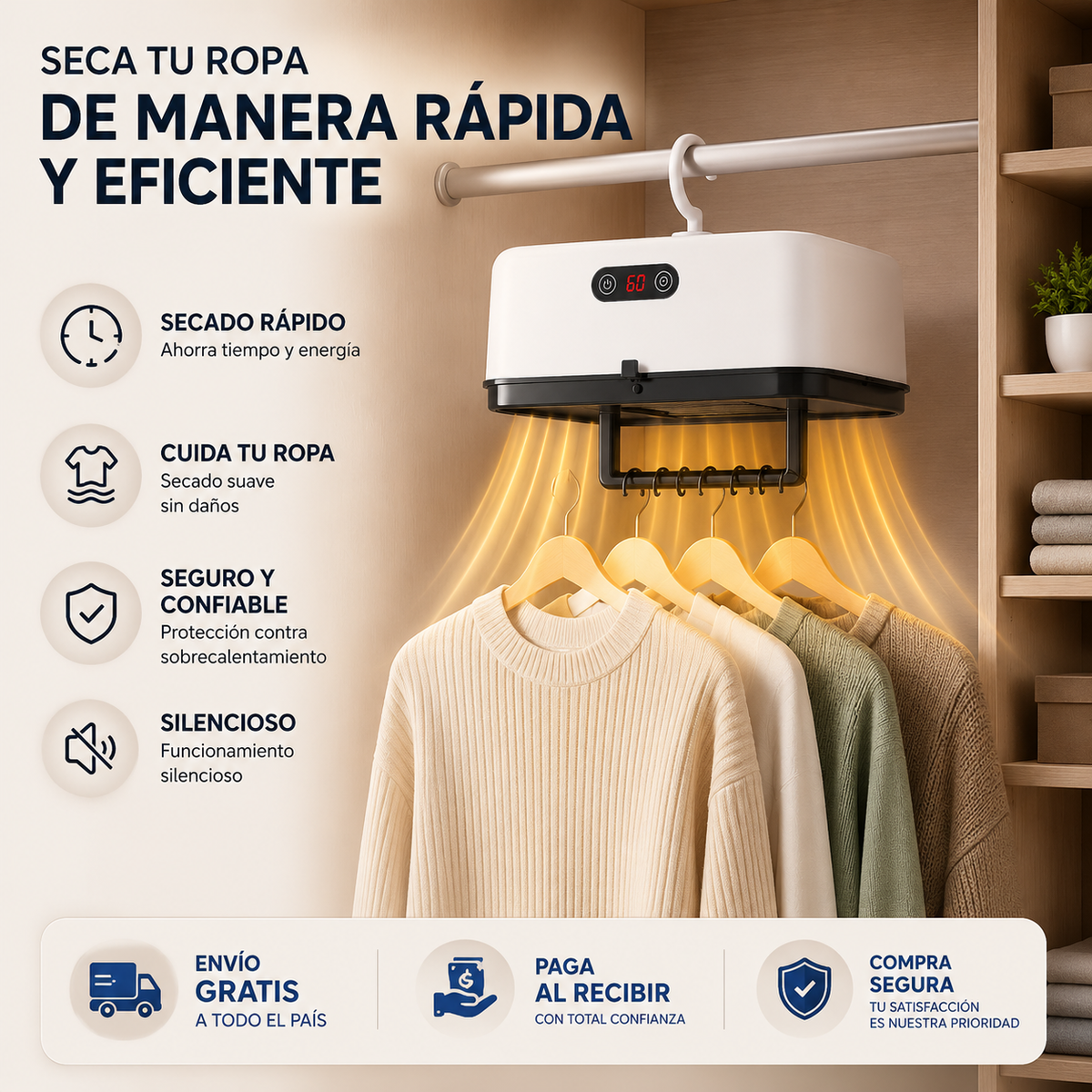 ❄️👕 DryPro — Ropa Seca Incluso en los Días Más Húmedos 🌧️