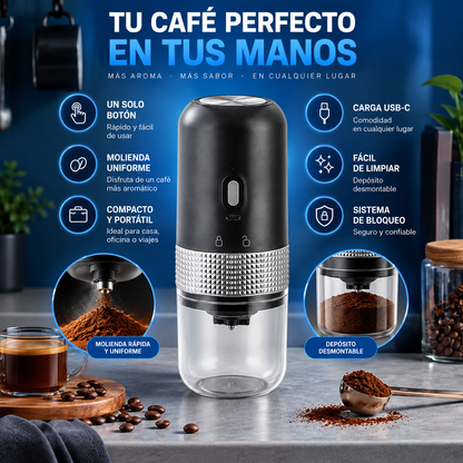 ☕ Molinillo Eléctrico de Café – Disfruta de café recién molido en segundos, sin esfuerzo. ☕