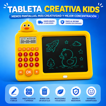 🌟 Tableta Creativa Kids – Menos Pantallas, Más Creatividad para tus Pequeños 🧩