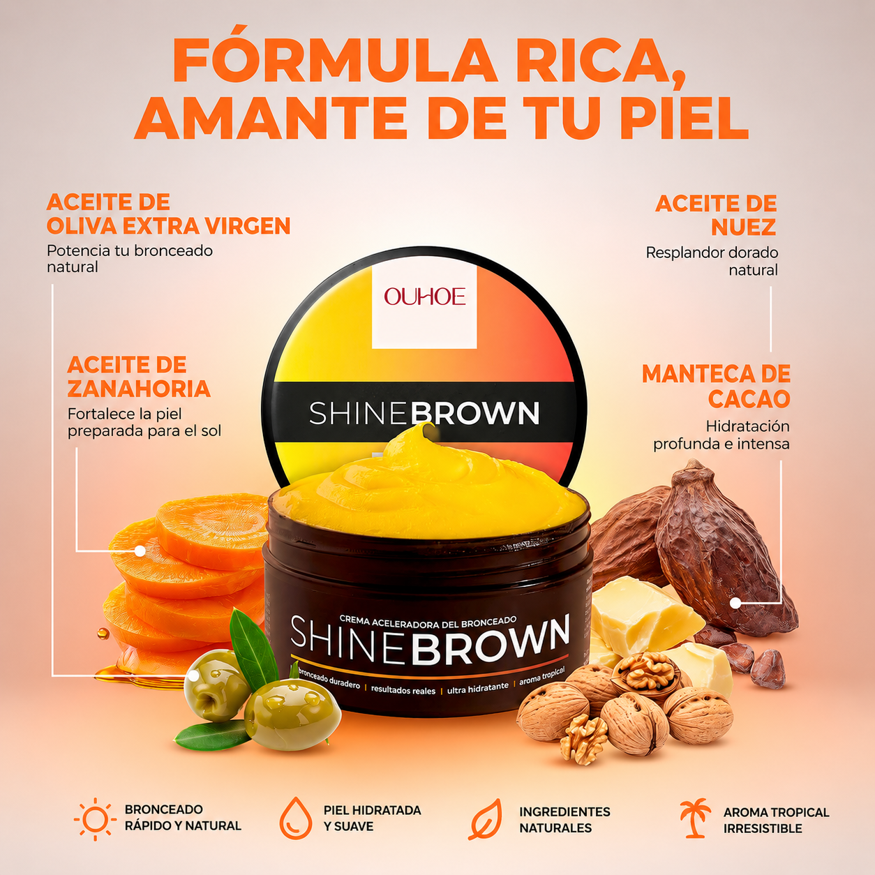SHINE BROWN - BRONCÉATE CON CONFIANZA, PROTEGE TU PIEL EN CADA RAYO DE SOL