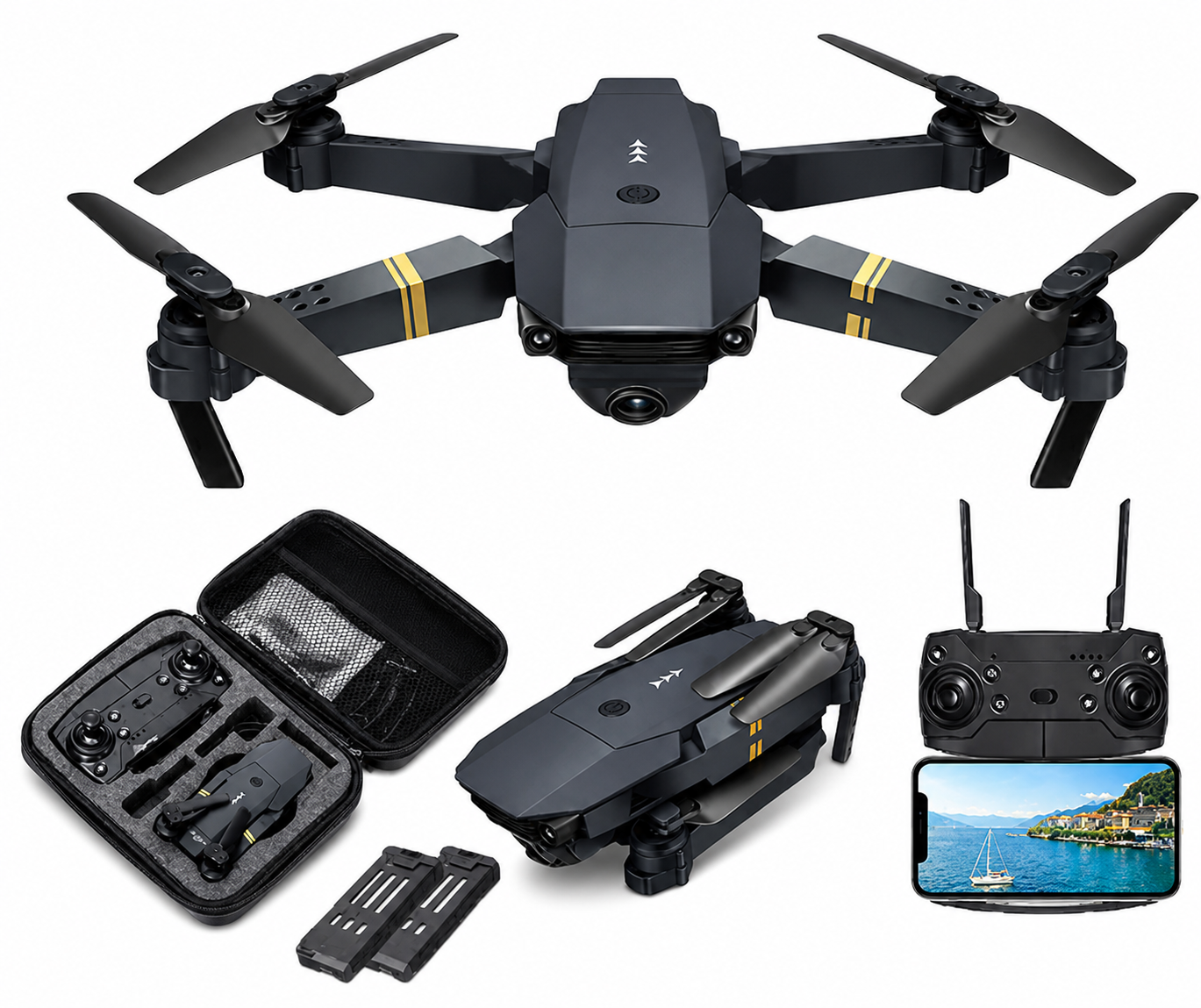 Drone 4K Dual Cam Pro - Guarda momentos inolvidables en familia desde el aire